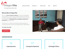 Tablet Screenshot of integra-vita.com